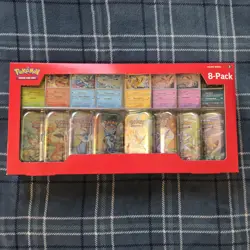 PokemonTCG Prismatic Evolutions Costco 8 Mini-Tin Bundle w Promo Cards (In Hand) - Image 1
