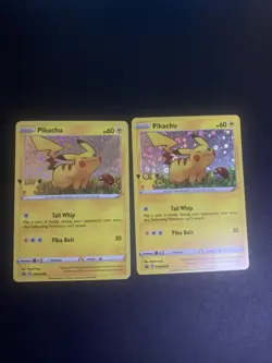 Pikachu SWSH039 NM General Mills Holo Promo Near Mint Pokemon TCG Card 2 Cards - Image 1