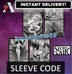MAGIC MTGA MTG ARENA CODE CARD SECRET LAIR OCTOBER 2022 BIG NON-FOIL 21 SLEEVES - Image 3