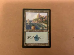 MTG Magic Island 336 Signed Artist Proof x1 Odyssey ODY Ben Thompson - Image 1