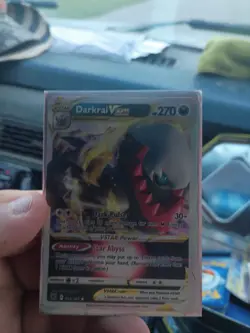 Pokemon Mewtwo and Mew GX Tag Team Promo SM191 Sleeved And A Darkrai Vm - Image 3