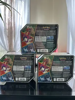 Pokemon TCG Divergent Power Tins Set of 3 Sealed - Image 2