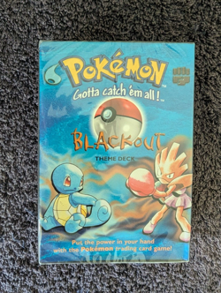 Pokemon Blackout Theme Deck COMPLETE SEALED Includes Plastic Protective Case - Image 1