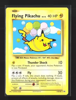 Pokemon XY - Evolutions #110/108 Secret Rare Flying Pikachu - Image 1