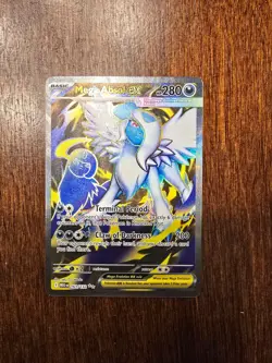 Mega Absol ex Full Art Ultra Rare 161/132 Pokemon Mega Evolution English - Image 1