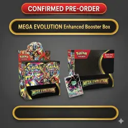 Pokemon TCG Mega Evolution Enhanced Booster Box Pokemon Center PRESALE - Image 1