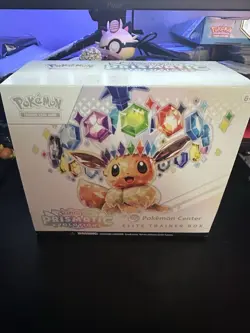 Scarlet and Violet prismatic evolutions Pokemon Center Elite Trainer *OPEN BOX* - Image 2
