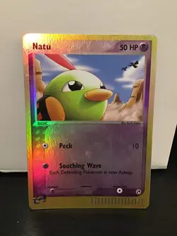 Natu 69/100 Common Pokemon EX Sandstorm Reverse Holo - Image 1