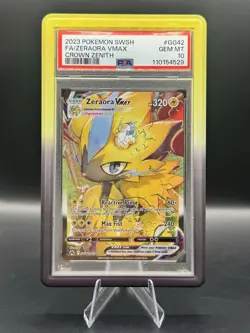2023 Pokemon - Zeraora VMAX GG42/GG70 Crown Zenith: Galarian Gallery Holo - Image 1