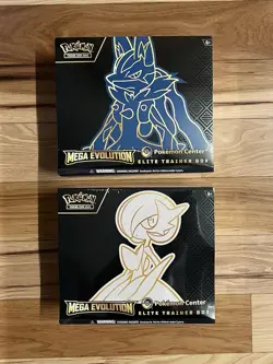 Pokemon TCG Mega Evolution Pokemon Center Elite Trainer Box ETB *Set Of 2* - Image 1