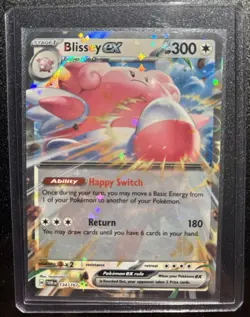 Pokemon TCG Blissey EX 134/167 Twilight Masquerade Holo Double Rare - Image 1