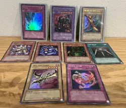 Yugioh LOB LON Ultra Rare Super Rare Lot of 9 LP-NM Korean - Image 1