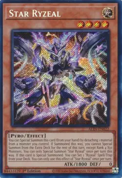 x1 Star Ryzeal - ALIN-EN022 - Secret Rare - 1st Edition Yu-Gi-Oh! M/NM - Image 1