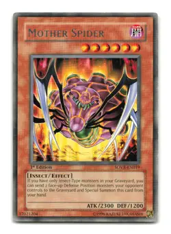 Mother Spider - SOVR-EN019 1st Edition Rare - YuGiOh-LP - Image 1
