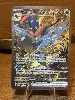 Pokemon TCG Greninja EX 132 Shrouded Fable Special Illustration Promo Card NM - Image 1