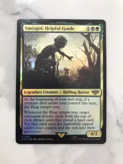 Smeagol Helpful Guide Foil MTG Magic the Gathering Card NM Mint Lord Rings LTR - Image 1