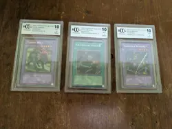 Yu-Gi-Oh! Graded Cards Lot Of 3 Beckett 10 - Image 1
