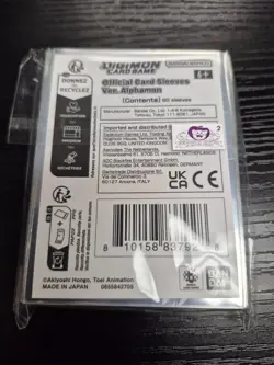 Digimon Card Game Official Card Sleeves Omnimon Bandai Card Fest Exclusive - Image 2