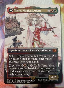 Terra, Magical Adept (Borderless) Final Fantasy Regular Near Mint 2025 - Image 1