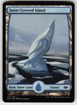 MTG Snow-Covered Island L Modern Horizons 251 LP - Image 1