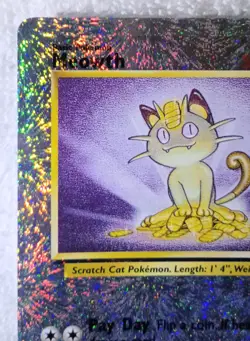 2002 Pokemon Legendary Collection Reverse Holo Meowth - Image 3