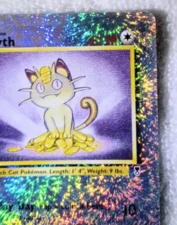 2002 Pokemon Legendary Collection Reverse Holo Meowth - Image 4