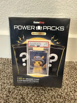 GameStop Power Pack Series 2 PSA 8+ Slab & 2 Booster Packs IN HAND SHIPS ASAP - Image 1