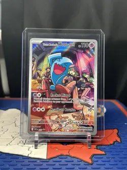 Pokemon TCG Team Rocket’s Wobbuffet 203 Black Star Promo Destined Rivals MINT - Image 1