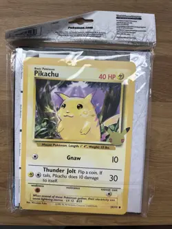 Pokemon 25th Anniversary Jumbo Pikachu First Partner Collector's Binder SEALED 820650809606 - Image 2