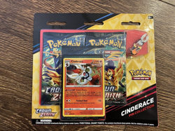 Pokemon TCG 3x Crown Zenith Pin Blisters Inteleon Cinderace Rillaboom - Image 2