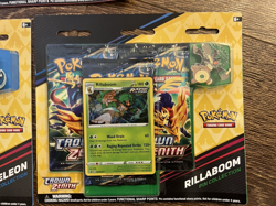 Pokemon TCG 3x Crown Zenith Pin Blisters Inteleon Cinderace Rillaboom - Image 4