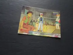 1999 Topps Pokemon First Movie Like Never Happened Silver Foil #40 Black Logo - Image 1