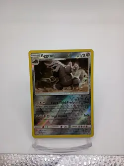 x1 Aggron - 125/214 - Rare - Reverse Holo Pokemon SM10 Unbroken Bonds M/NM - Image 1