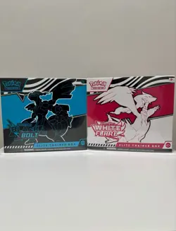 Pokemon Black Bolt & White Flare Elite Trainer Box ETB Set of 2 New/Sealed ✅ - Image 1