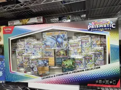 Lucario And Tyranitar Ex Pokemon TCG: Prismatic EX Premium Collection Box Set - Image 1