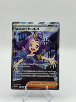 Pokemon Mega Evolution Acerola's Mischief English #165/132 NM - Image 1