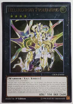 Yugioh Tellarknight Ptolemaeus Ultimate Rare 1st Edition - Image 1