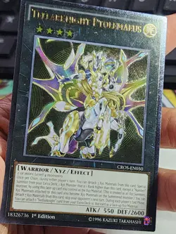 Yugioh Tellarknight Ptolemaeus Ultimate Rare 1st Edition - Image 2