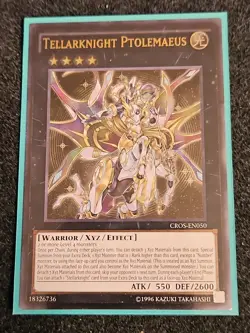 Tellarknight Ptolemaeus - CROS-EN050 - Ultimate Rare - Unlimited Edition NM YuGi - Image 1