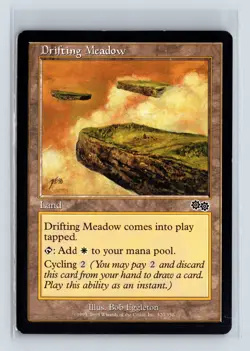 DRIFTING MEADOW - MTG Magic the Gathering Card - Urza's Saga - Common - Image 1