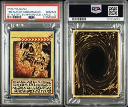 YuGiOh The Winged Dragon of Ra PSA10 Stainless Steel Egyptian God Card - Image 3