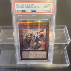 YuGiOh Ecclesia the Virtuous PSA10 25th Secret Rare JP Collector Card - Image 1