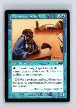 DISRUPTIVE STUDENT - MTG Magic the Gathering Card - Urza's Saga - Common - Image 1