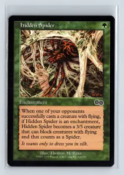 HIDDEN SPIDER - MTG Magic the Gathering Card - Urza's Saga - Common - Image 1