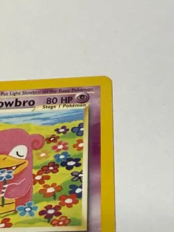 Light Slowbro 51/105 Neo Destiny Pokemon Card LP - Image 3