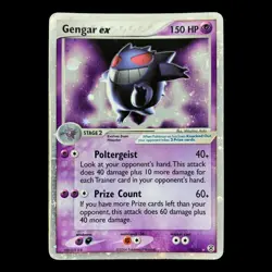 Gengar ex 108/112 FireRed LeafGreen Holo Rare Pokemon Card 2004 HEAVY PLAY HP - Image 1