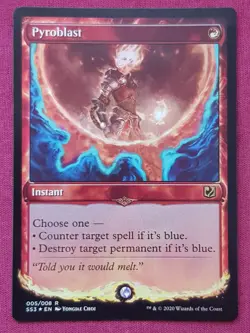 Magic The Gathering SIGNATURE SPELLBOOK CHANDRA SS3 FOIL PYROBLAST red card MTG - Image 1