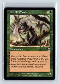 GORILLA WARRIOR - MTG Magic the Gathering Card - Urza's Saga - Common - Image 1