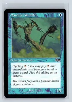 SANDBAR MERFOLK - MTG Magic the Gathering Card - Urza's Saga - Common - Image 1