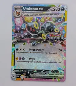 Umbreon Ex 060/131 Prismatic Evolutions Stamped Promo Card NM - Image 1